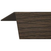 Угол GRACE ПВХ с тиснением Rico Moulding текстурный 20*20*2700 №125 (венге африка)