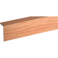 Уголок GRACE ПВХ арочный RICO moulding 10*20*2700 №101 (Вишня)