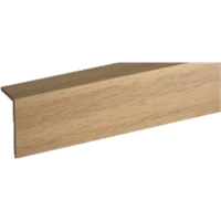 Уголок GRACE ПВХ арочный RICO moulding 10*20*2700 №155 (Бук натураный)