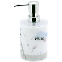 Дозатор Tatkraft PARIS MADEMOISELLE ACRYL 3D для жидкого мыла ударопрочный акрил 19089