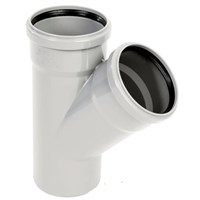Тройник косой SANTEHPLAST 100/100 (к)