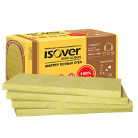 МинПлита ISOVER Warm Walls Master-50/600*1000 (мастер теплых стен) V= 0,24м3, S= 4,8м2