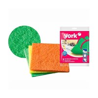 Губка YORK кухонная универсальная 3шт 3203