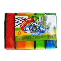 Губка д/посуды Freshouse Effective Maxi 5шт