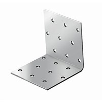 Уголок крепежный оцинкованный равносторонний 40*40*80*2,0мм KUR-40*80 (упак 100шт)