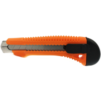 Нож ВИХРЬ 18 мм , пластиковый корпус, металлическая направляющая 73/10/10/2