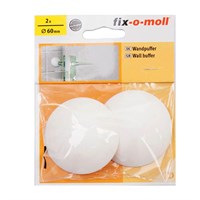Стопор СТРОЙБАТ для двери fix-o-moll настенный самокл. d60мм белый (1шт) 24673/3566603