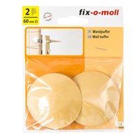 Стопор СТРОЙБАТ для двери fix-o-moll настенный самокл. d60мм бежевый (2шт) 24676/3566606