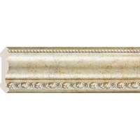 Багет интерьерный Антик 154-553, Карниз 107, цв. Античная платина/12