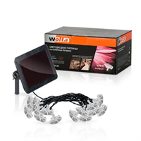 Светильник садовый WOLTA SOLAR Wingy 20 RGB пластик длина гир. - 500см