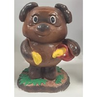 Фигура садовая из гипса окрашенная Винни Пух 00000000127