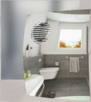 Вентилятор ЭРА осевой вытяжной с обратным клапаном D 100, декоративный PARUS 4C Chrome