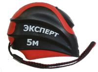 Рулетка ЭКСПЕРТ автоматич.фиксация обрез. корпус 5м 7105