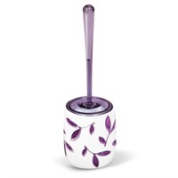 Гарнитур  для туалета Tatkraft IMMANUEL OLIVE VIOLET многослойный, ударопрочный акрил, 35Н см 12097