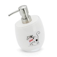 Дозатор Tatkraft Double Acryl FUNNY CATS для жидкого мыла, многослойный, ударопрочный акрил 19034