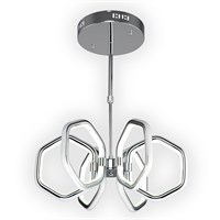 Люстра ГЕОМЕТРИЯ 1-1425-6-CR Y LED