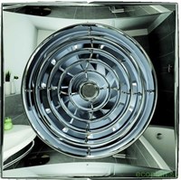 Вентилятор ЭРА осевой вытяжной с обратным клапаном D 100, декоративный AURA 4C Chrome