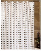 Штора для ванной PRIMANOVA GOLD POINT 180*200, PVC D-20433