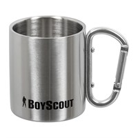 Термокружка BOYSCOUT 200 мл, ручка-карабин, нержавеющая сталь 61086