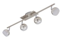 Светильник BRILONER BESON светодиод, металлопластик, 4хLED/3,7W 350lm 3000K, 682x80x125мм 2045-042