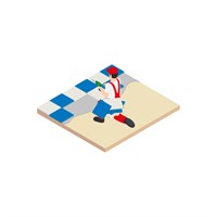 Демонтаж кафеля (напольный)