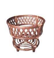 Стол CV.MAHKOTA JAVA RATTAN кофейный Copacabana из ротанга со стеклом