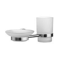 Мыльница+подстаканник KVADRO FX-61306+08