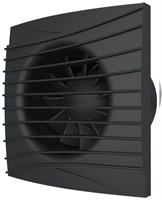 Вентилятор ЭРА осевой вытяжной с обратным клапаном D 100, декор SILENT 4C Matt black