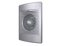 Вентилятор ЭРА осевой вытяжной с обратным клапаном D 100, декоративный STANDARD 4С gray metal