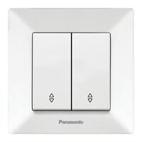 Выключатель Рanasonic ARKEDIA проходной 2-х кл. 0011-2WH арт.315-36030