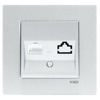 Розетка VIKO NOVELLA GUMUS телефонная 93000013 арт.367-36770