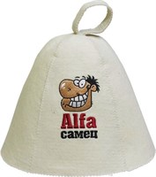 Шапка Банные штучки Alfa самец войлок 100% 41144