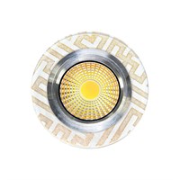 Спот ASYA AVIZE LED SPD-X30T ROUND WHITE GOLD (TEKLED) 100sht 144-03408
