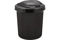 Контейнер Ajur/Soul для мусора 12л Венге арт.SV4065ВНГ-8