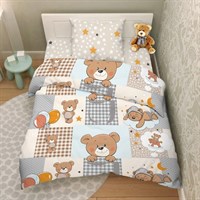 Комплект постельного белья ВАСИЛЁК ’17 Тинейджер 214*150 бязь наб 70*70 9258/1