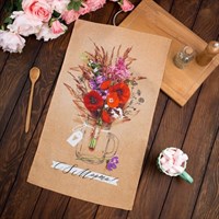 Полотенце кухонное ДОЛЯНА С 8 марта! 34*60см 4122665