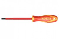 Отвёртка TOTAL диэлект. SL4.0 100мм 1000Вт CR-V THTIS4100