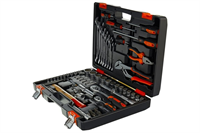 Инструменты ВИХРЬ в наборе 1/2" ,1/4" CrV пластиковый кейс 76 предм 73/6/7/4