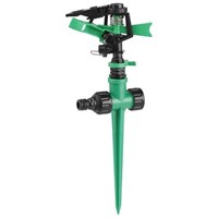 Разбрызгиватель GREEN APPLE 360 град. импульсный вращающийся пластиковый GWRS12-046