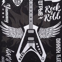 Полотенце кухонное ДОЛЯНА Les't rock 35*60см 4136456