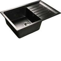 Мойка GranFest мраморная P 760 L (черная)