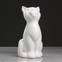 Ваза Кошка! белая 25см 4932840