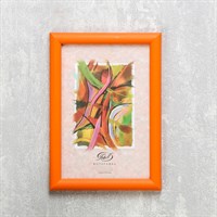Фоторамка оранжевая пластик 10*15см 4412929