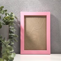 Фоторамка пластик 10*15см розовая 5414529