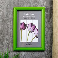 Фоторамка пластик COLOR 10*15см светло-зелёная 5036924