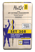 Клей ALINEX плиточный СЭТ-308 25кг жаростойкий