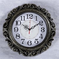 Часы настенные Классика Витсанд черное золото 40,5см 4551248