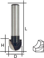 Фреза FIT пазовая галтельная DxHxL 20*12*49мм 36651