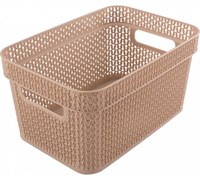 Корзина AJUR прямоугольная 5л кофейный BQ4112КФ-12