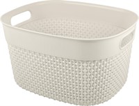 Корзина PLAST TEAM OSLO для хранения 12л, молочный PT1352МЛ-14